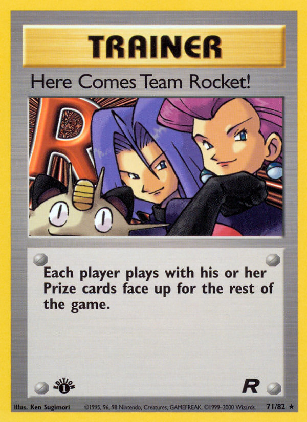 Here Comes Team Rocket! (71/82) [Team Rocket 1st Edition] | Jack's On Queen