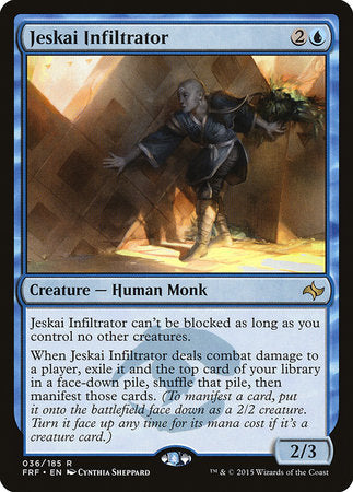 Jeskai Infiltrator [Fate Reforged] | Jack's On Queen