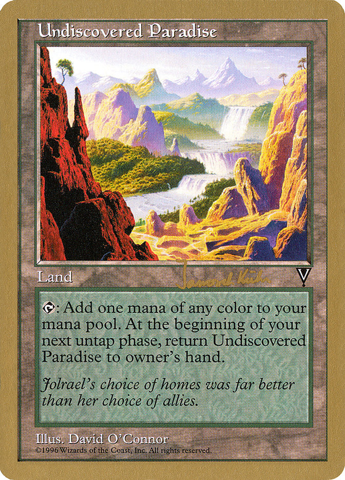 Undiscovered Paradise (Janosch Kuhn) [World Championship Decks 1997] | Jack's On Queen