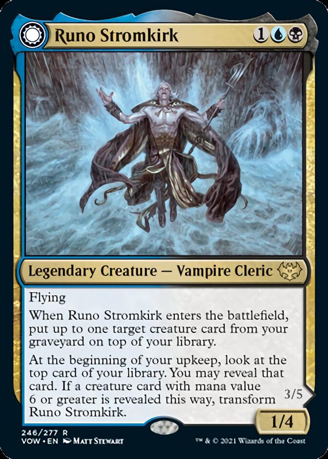 Runo Stromkirk // Krothuss, Lord of the Deep [Innistrad: Crimson Vow] | Jack's On Queen