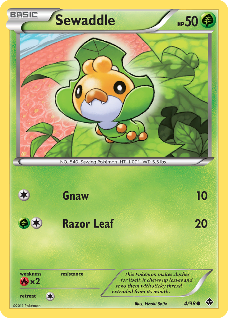 Sewaddle (4/98) [Black & White: Emerging Powers] | Jack's On Queen