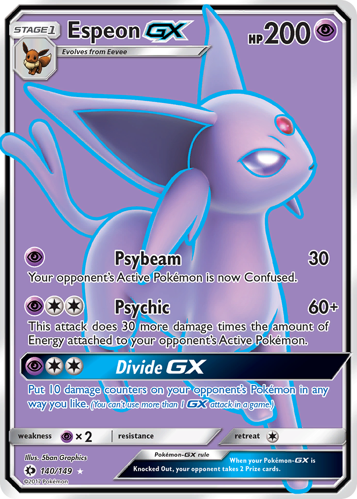 Espeon GX (140/149) [Sun & Moon: Base Set] | Jack's On Queen