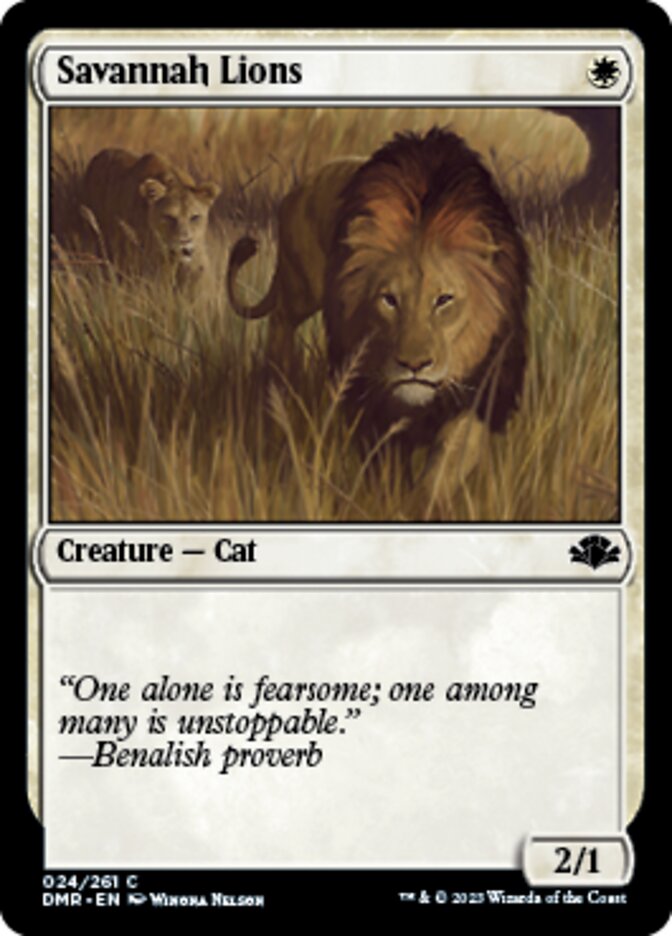 Savannah Lions [Dominaria Remastered] | Jack's On Queen