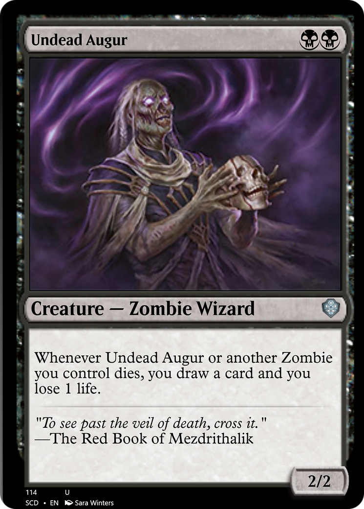 Undead Augur [Starter Commander Decks] | Jack's On Queen