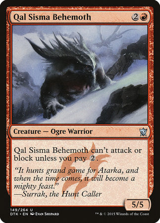 Qal Sisma Behemoth [Dragons of Tarkir] | Jack's On Queen