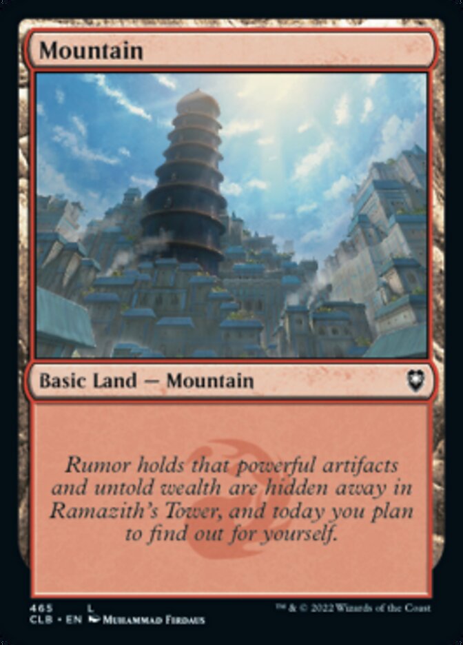 Mountain (465) [Commander Legends: Battle for Baldur's Gate] | Jack's On Queen