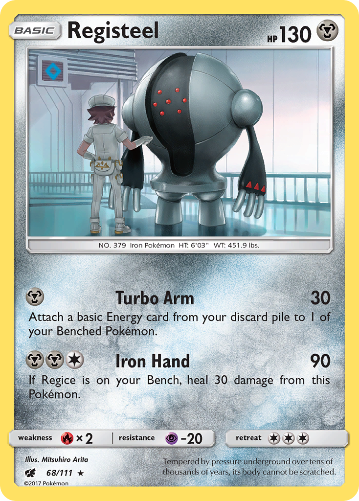 Registeel (68/111) [Sun & Moon: Crimson Invasion] | Jack's On Queen