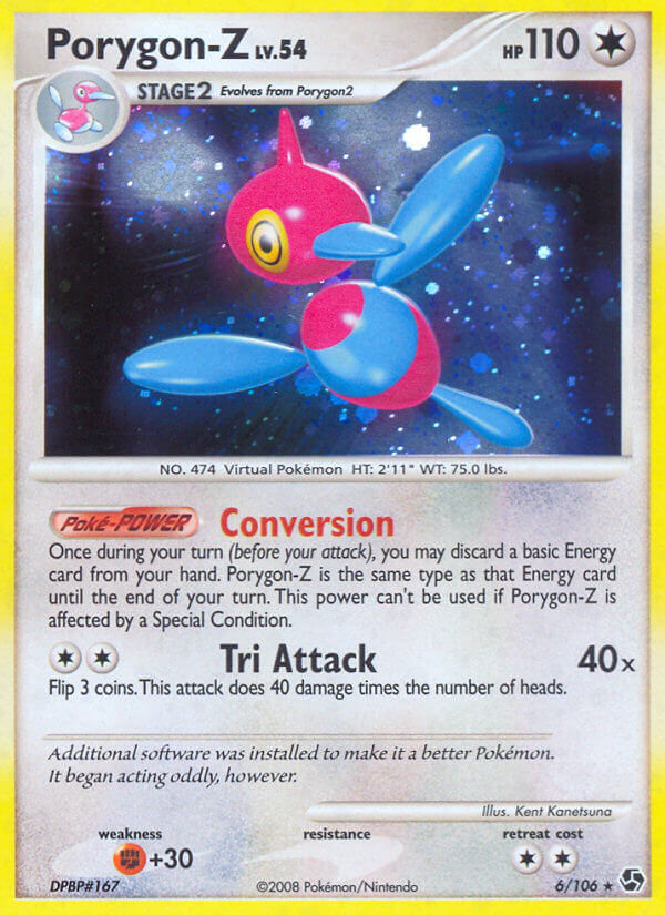 Porygon Z (6/106) (Theme Deck Exclusive) [Diamond & Pearl: Great Encounters] | Jack's On Queen