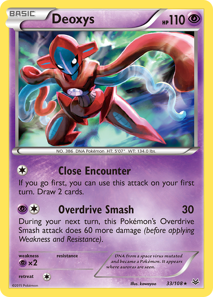 Deoxys (33/108) [XY: Roaring Skies] | Jack's On Queen