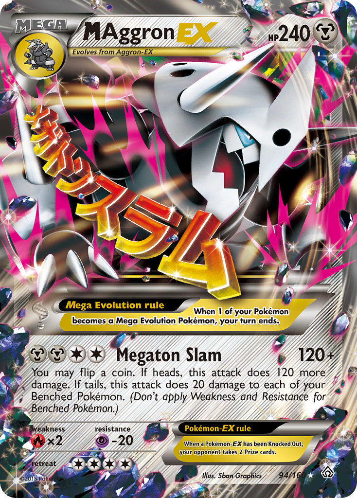 M Aggron EX (94/160) [XY: Primal Clash] | Jack's On Queen