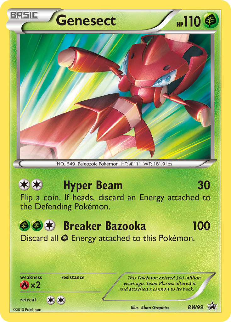 Genesect (BW99) [Black & White: Black Star Promos] | Jack's On Queen