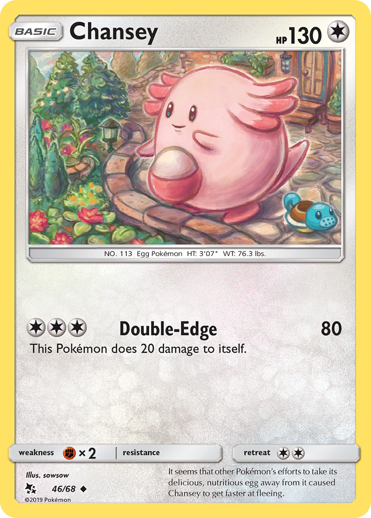 Chansey (46/68) [Sun & Moon: Hidden Fates] | Jack's On Queen