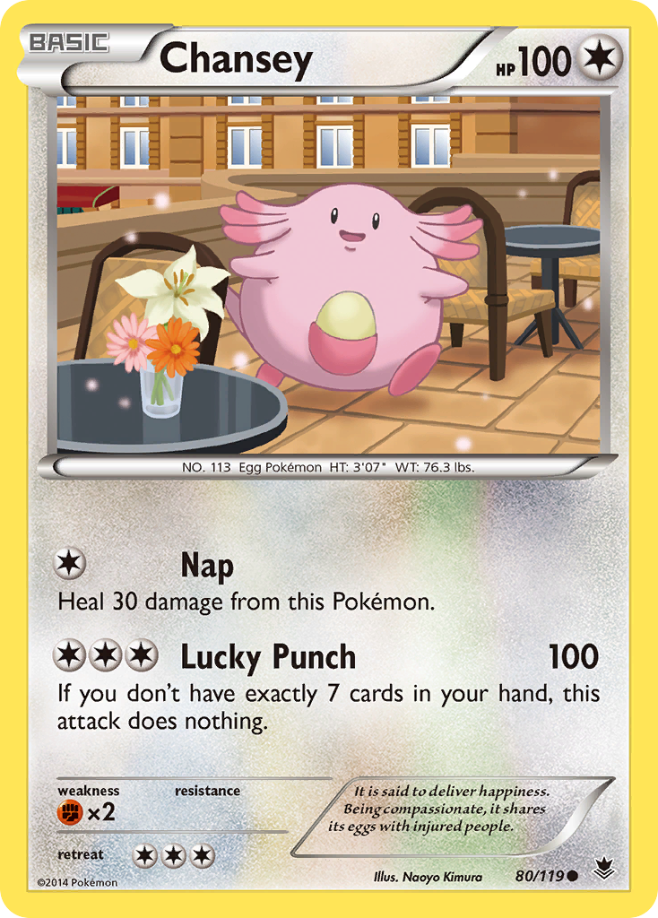 Chansey (80/119) [XY: Phantom Forces] | Jack's On Queen