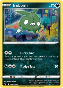 Trubbish (110/185) [Sword & Shield: Vivid Voltage] | Jack's On Queen
