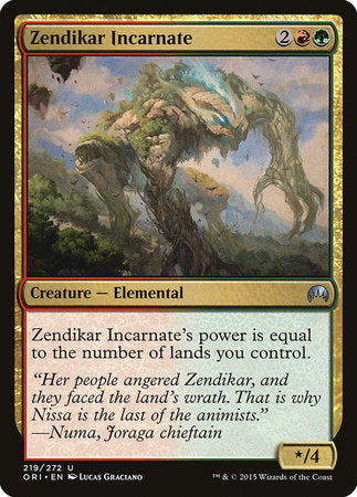 Zendikar Incarnate [Magic Origins] | Jack's On Queen