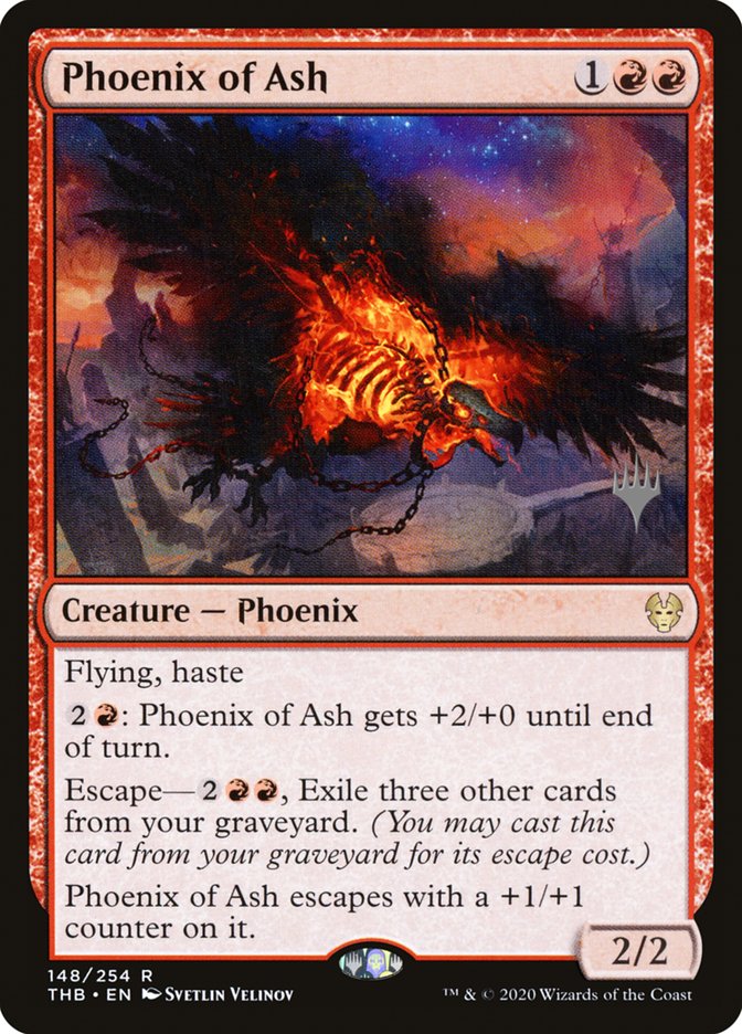 Phoenix of Ash (Promo Pack) [Theros Beyond Death Promos] | Jack's On Queen