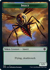 Insect // Cat Beast Double-Sided Token [Starter Commander Decks] | Jack's On Queen