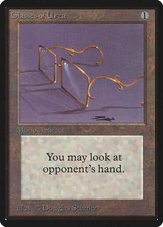 Glasses of Urza [Limited Edition Beta] | Jack's On Queen