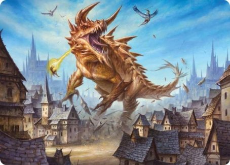 Tarrasque Art Card [Dungeons & Dragons: Adventures in the Forgotten Realms Art Series] | Jack's On Queen