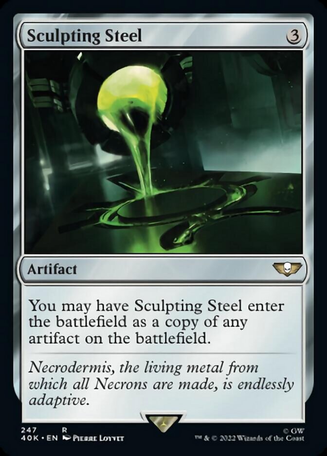 Sculpting Steel (Surge Foil) [Universes Beyond: Warhammer 40,000] | Jack's On Queen
