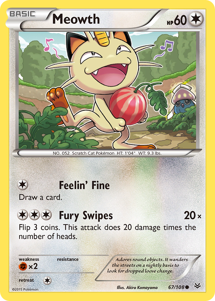 Meowth (67/108) [XY: Roaring Skies] | Jack's On Queen