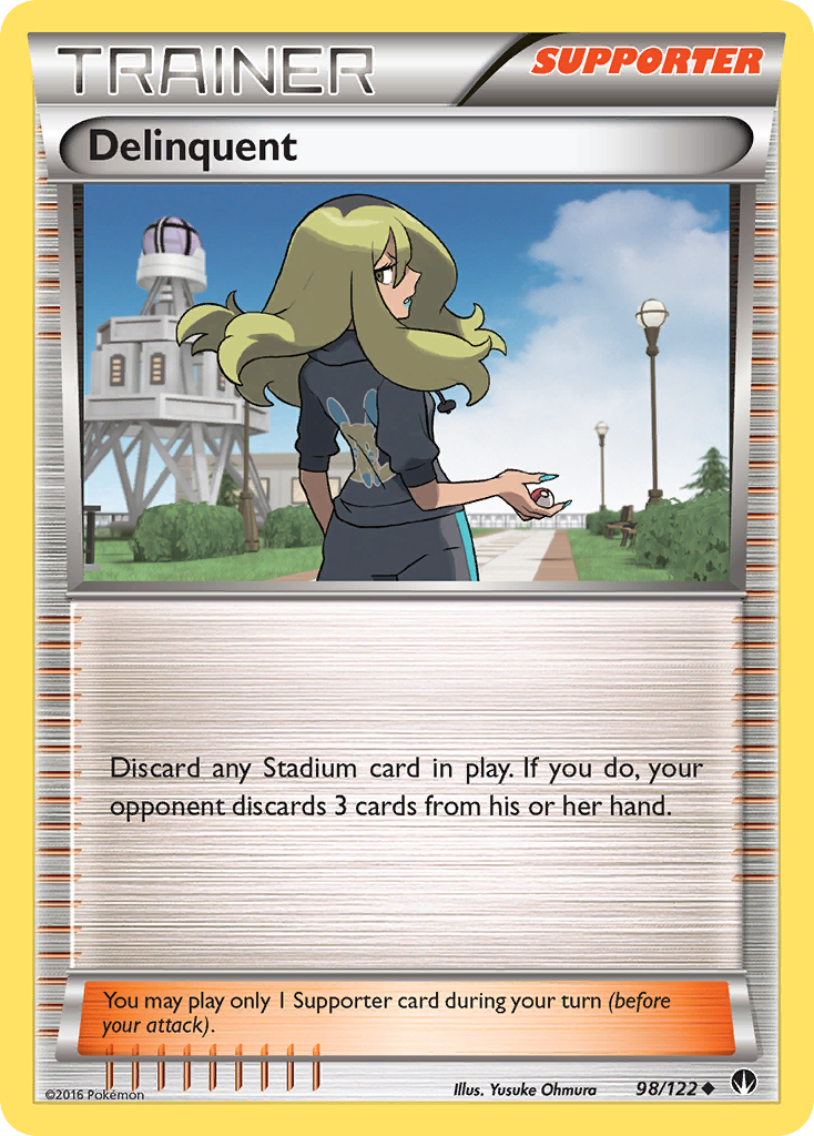 Delinquent (98/122) [XY: BREAKpoint] | Jack's On Queen