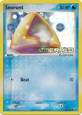 Snorunt (64/106) (Stamped) [EX: Emerald] | Jack's On Queen