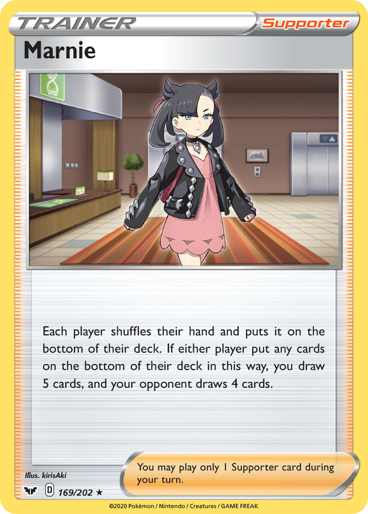 Marnie (169/202) [Sword & Shield: Base Set] | Jack's On Queen