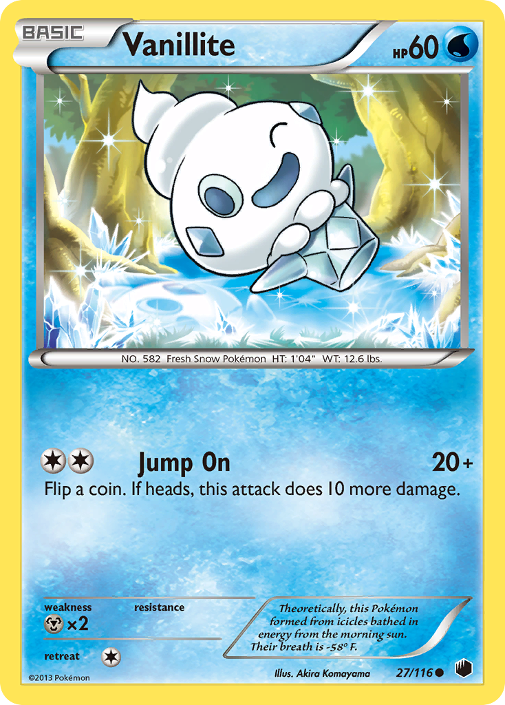 Vanillite (27/116) [Black & White: Plasma Freeze] | Jack's On Queen