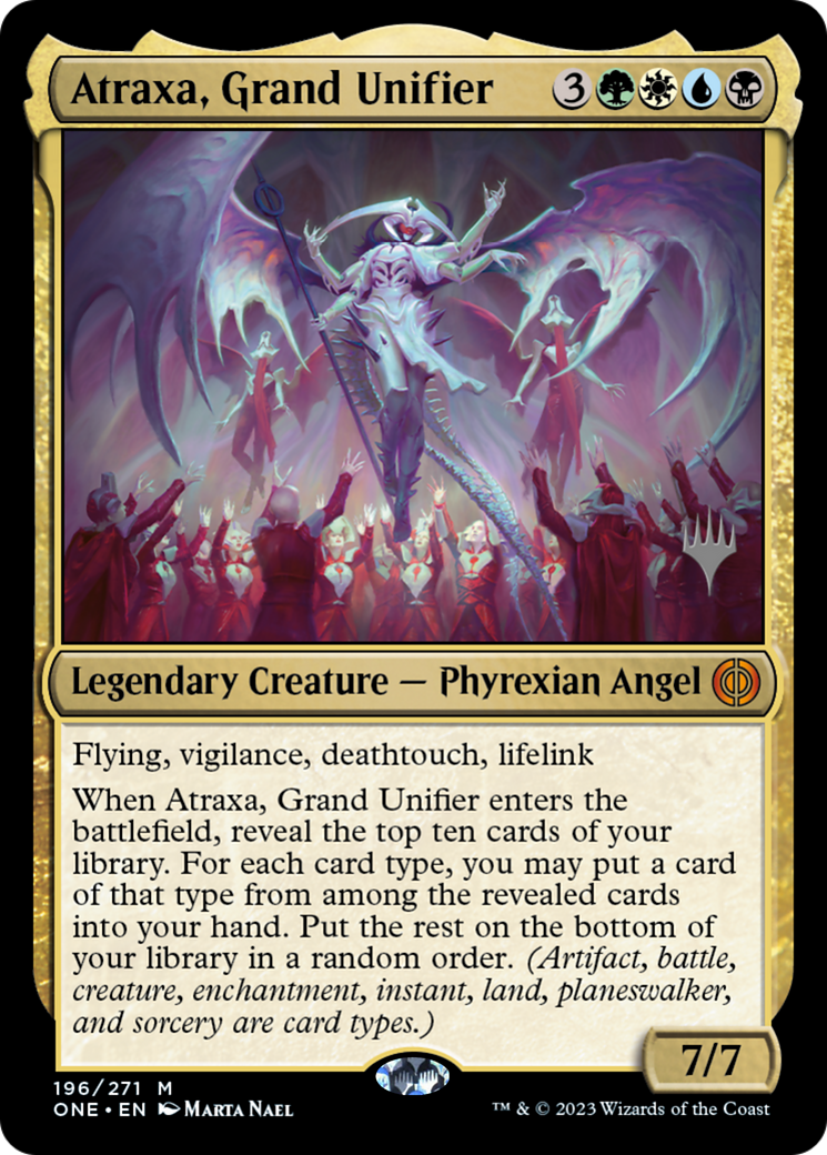 Atraxa, Grand Unifier (Promo Pack) [Phyrexia: All Will Be One Promos] | Jack's On Queen