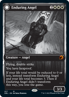 Enduring Angel // Angelic Enforcer [Innistrad: Double Feature] | Jack's On Queen