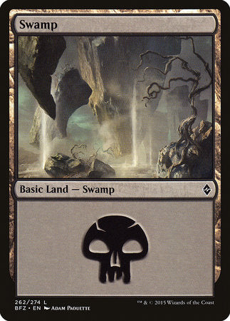 Swamp (262) [Battle for Zendikar] | Jack's On Queen