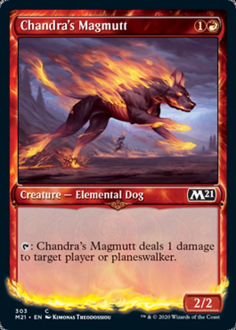 Chandra's Magmutt (Showcase) [Core Set 2021] | Jack's On Queen