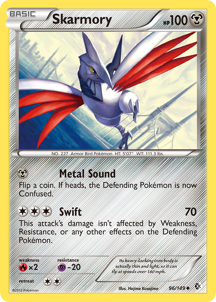 Skarmory (96/149) [Black & White: Boundaries Crossed] | Jack's On Queen