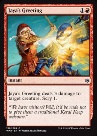 Jaya's Greeting [War of the Spark] | Jack's On Queen