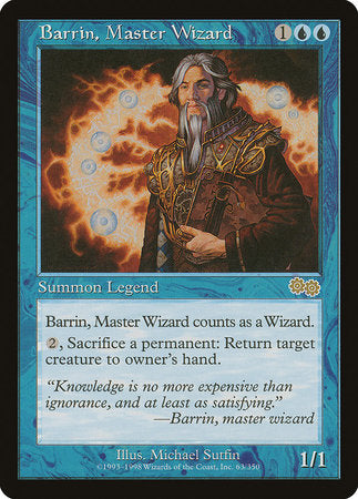 Barrin, Master Wizard [Urza's Saga] | Jack's On Queen