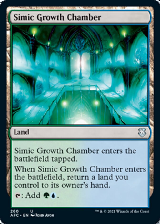 Simic Growth Chamber [Dungeons & Dragons: Adventures in the Forgotten Realms Commander] | Jack's On Queen