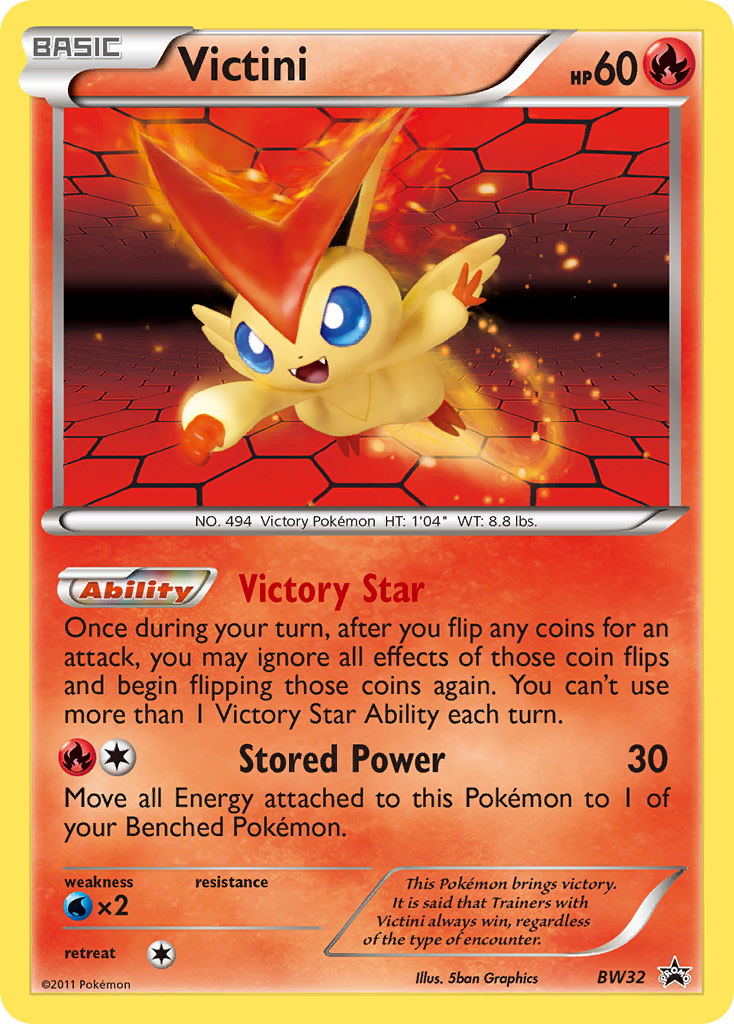 Victini (BW32) [Black & White: Black Star Promos] | Jack's On Queen