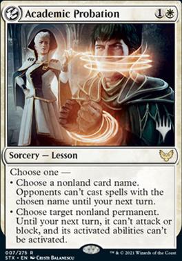 Academic Probation (Promo Pack) [Strixhaven: School of Mages Promos] | Jack's On Queen