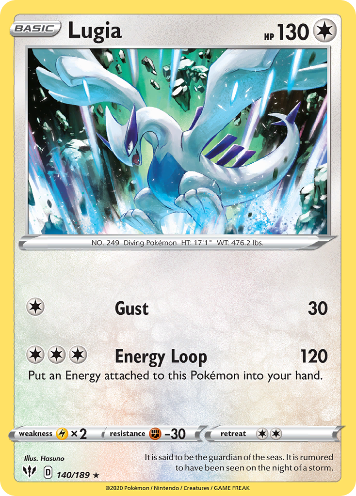 Lugia (140/189) [Sword & Shield: Darkness Ablaze] | Jack's On Queen