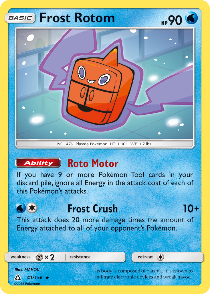 Frost Rotom (41/156) [Sun & Moon: Ultra Prism] | Jack's On Queen