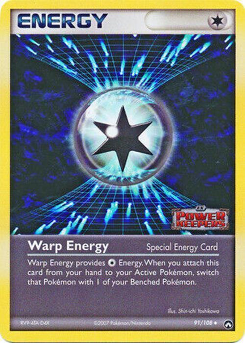 Warp Energy (91/108) (Stamped) [EX: Power Keepers] | Jack's On Queen