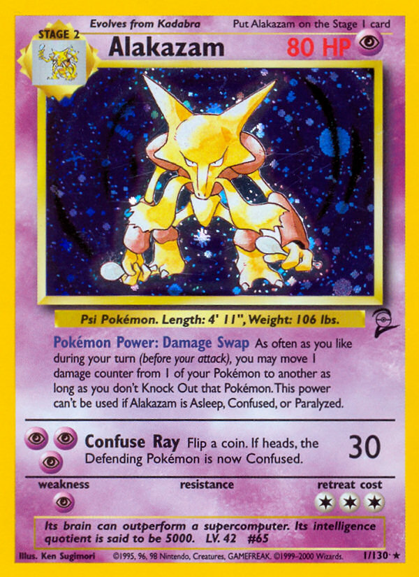 Alakazam (1/130) [Base Set 2] | Jack's On Queen