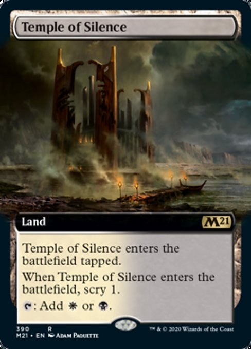 Temple of Silence (Extended Art) [Core Set 2021] | Jack's On Queen