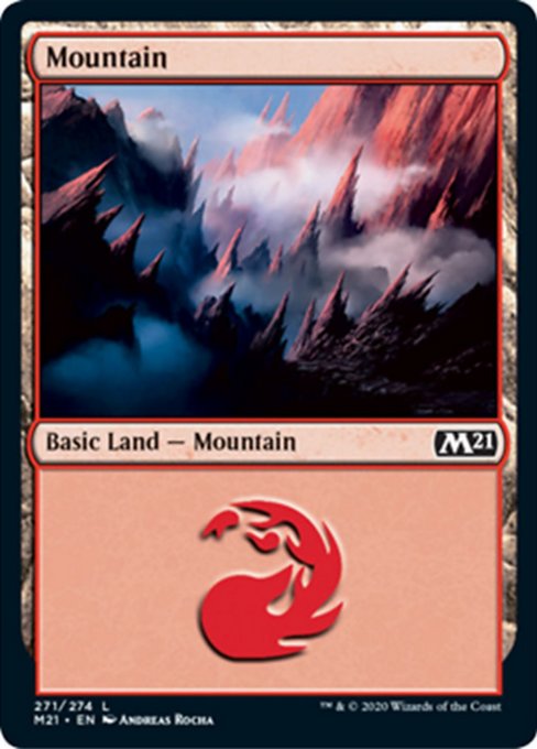 Mountain (271) [Core Set 2021] | Jack's On Queen