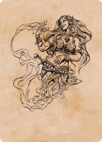 Djinni Windseer (Showcase) Art Card [Dungeons & Dragons: Adventures in the Forgotten Realms Art Series] | Jack's On Queen