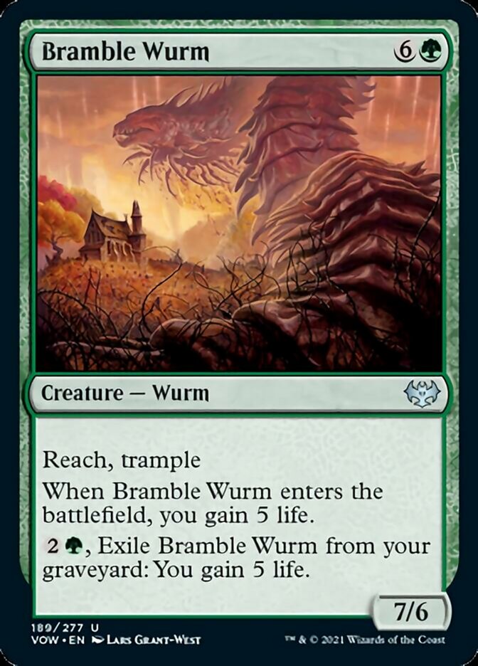 Bramble Wurm [Innistrad: Crimson Vow] | Jack's On Queen