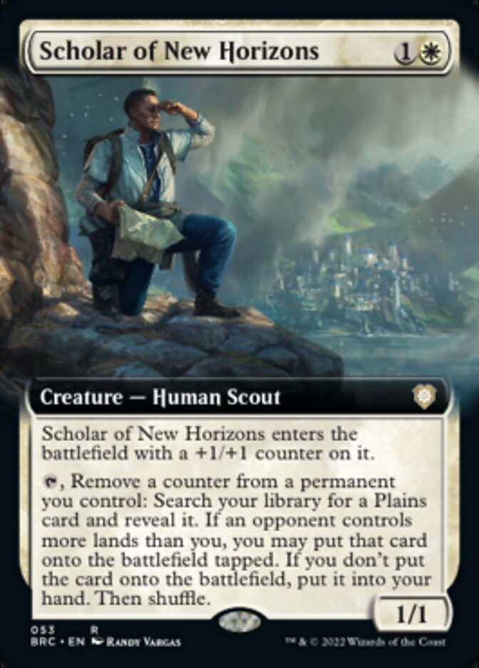 Scholar of New Horizons (Extended Art) [The Brothers' War Commander] | Jack's On Queen