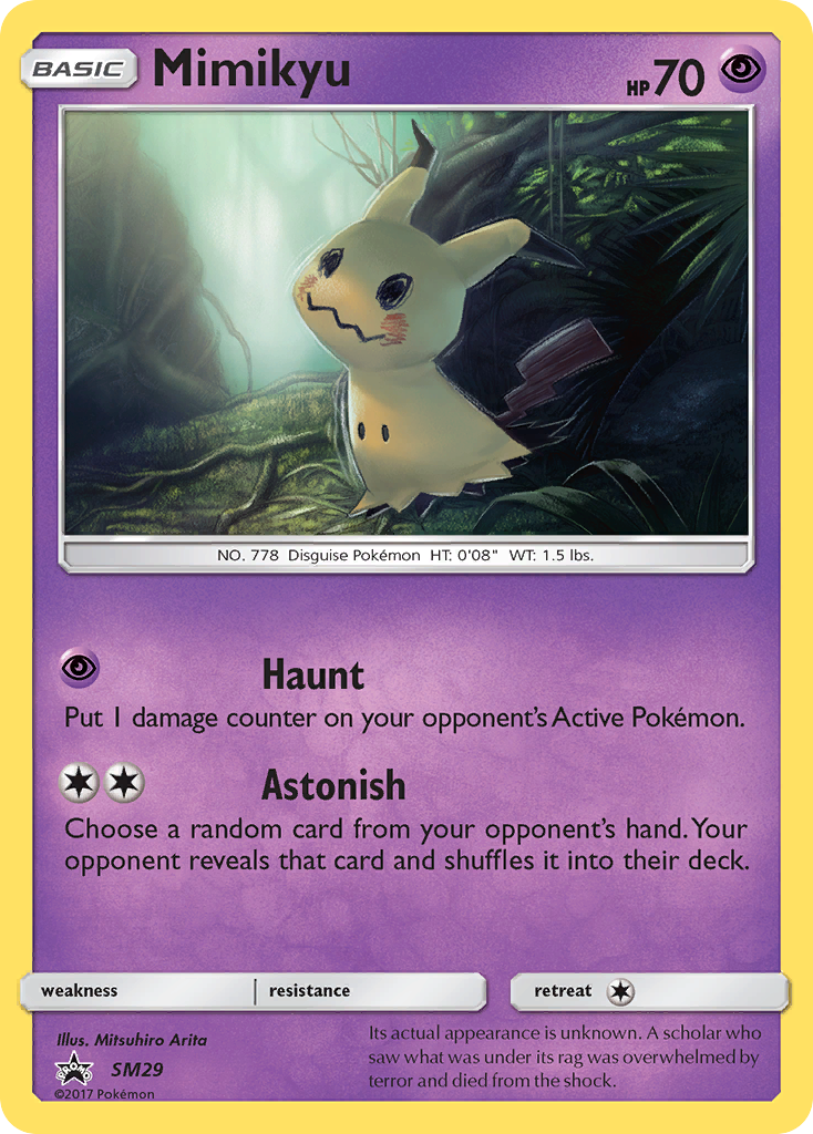 Mimikyu (SM29) [Sun & Moon: Black Star Promos] | Jack's On Queen