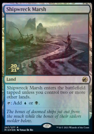 Shipwreck Marsh [Innistrad: Midnight Hunt Prerelease Promos] | Jack's On Queen